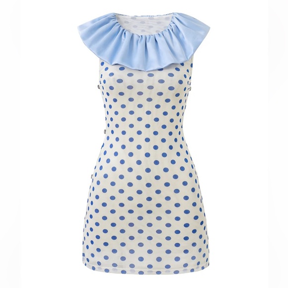 FBC Clown Collar Button Side Mesh Mini - Picture 1 of 3